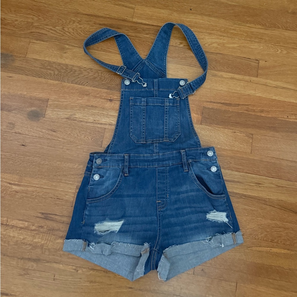 Pacsun Denim Overall Shorts